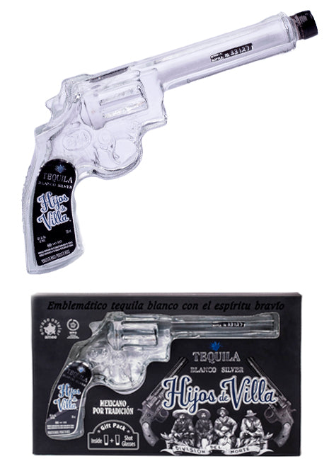 Hijos De Villa Tequila Blanco Silver Revolver 200ml - 40%