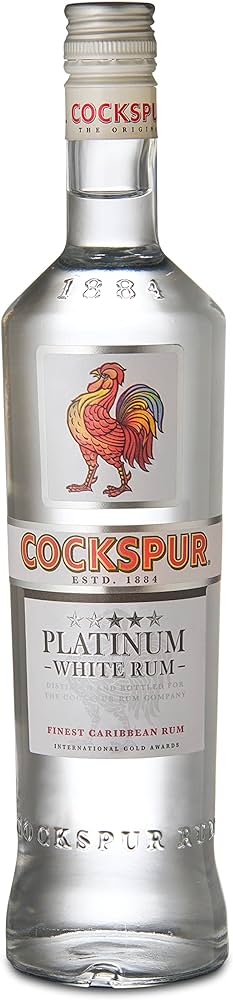 Cockspur Platinum White Rum 37.5%