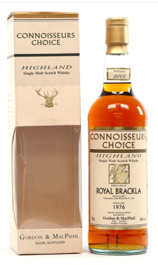 Connoisseurs Choice Royal Brackla 1976 Highland Single Malt Scotch Whisky 46% ( Bottled 2003 )