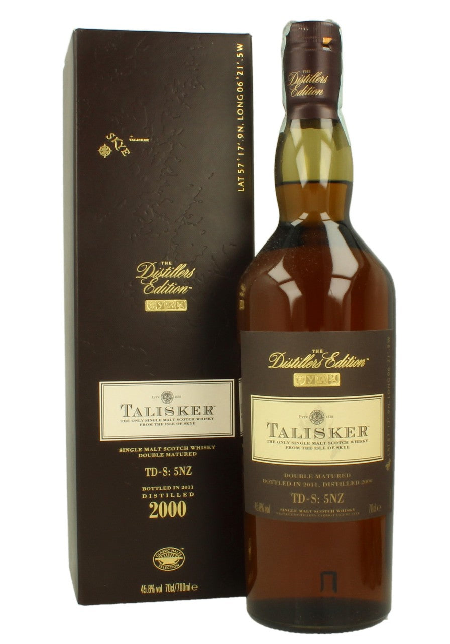 Talisker Distiller’s Edition 2000 ( Bottled 2011 ) Double Matured Single Malt Scotch Whisky 45.8%