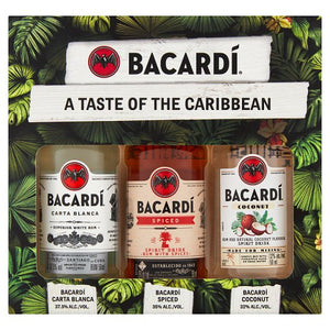 Bacardi A Taste Of The Caribbean Gift Set ( 3 x 5cl )