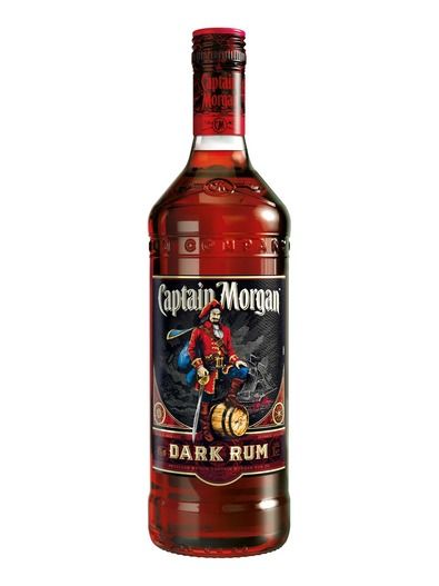 Captain Morgan Dark Rum 40% - Price Marked Bottles