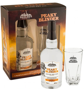 Peaky Blinder Handcrafted Spiced Dry Gin and a Glass Gift Set 40%