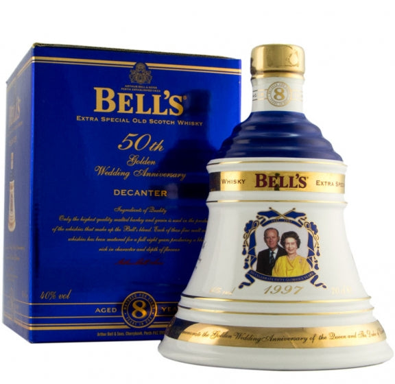 Bell’s Decanter - Queens 50th Golden Wedding Anniversary Edition 40%