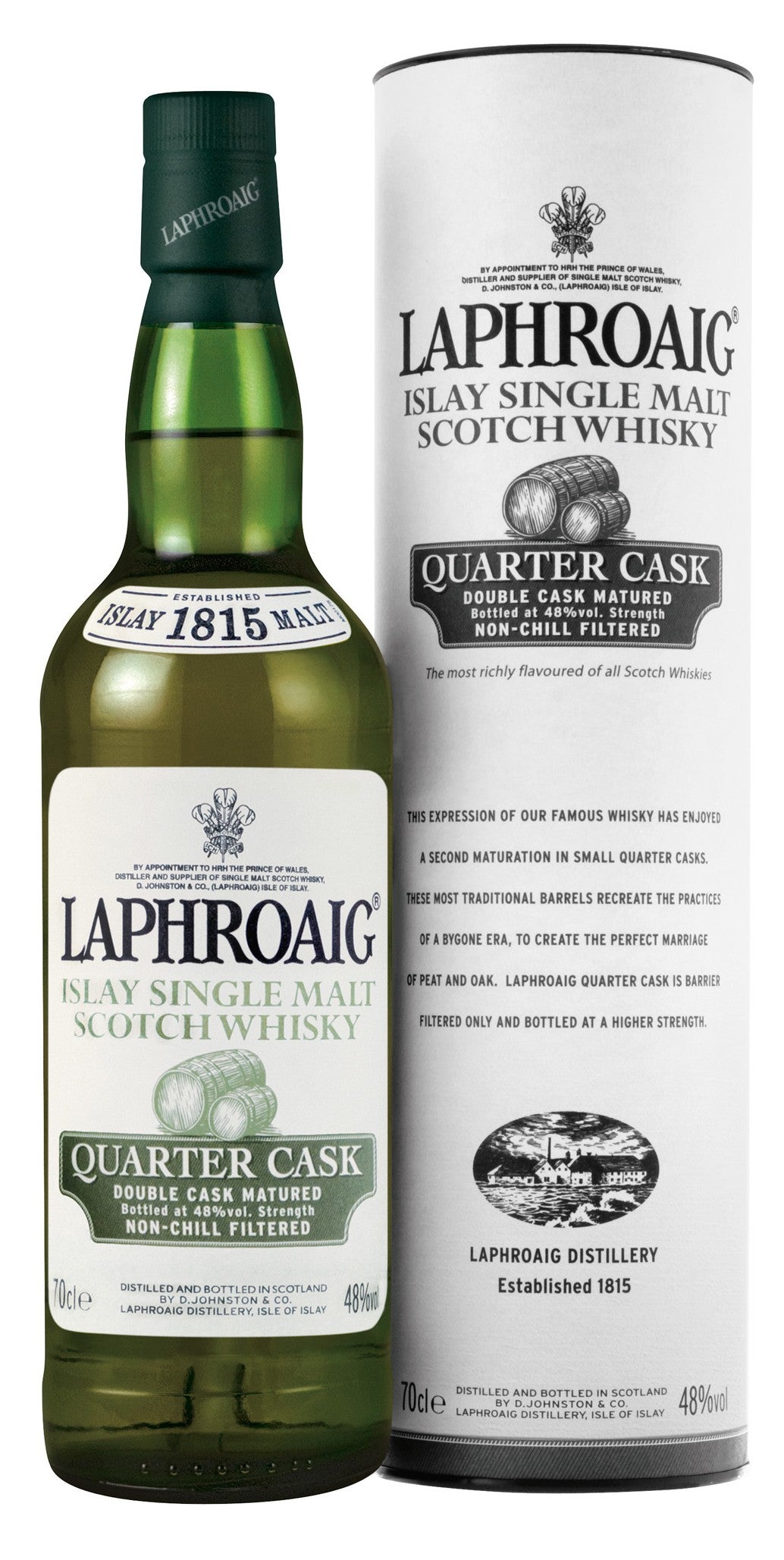 Single Scotch Bodyfuel Licence Cask Laphroaig – 48% Whisky Malt Quarter Off