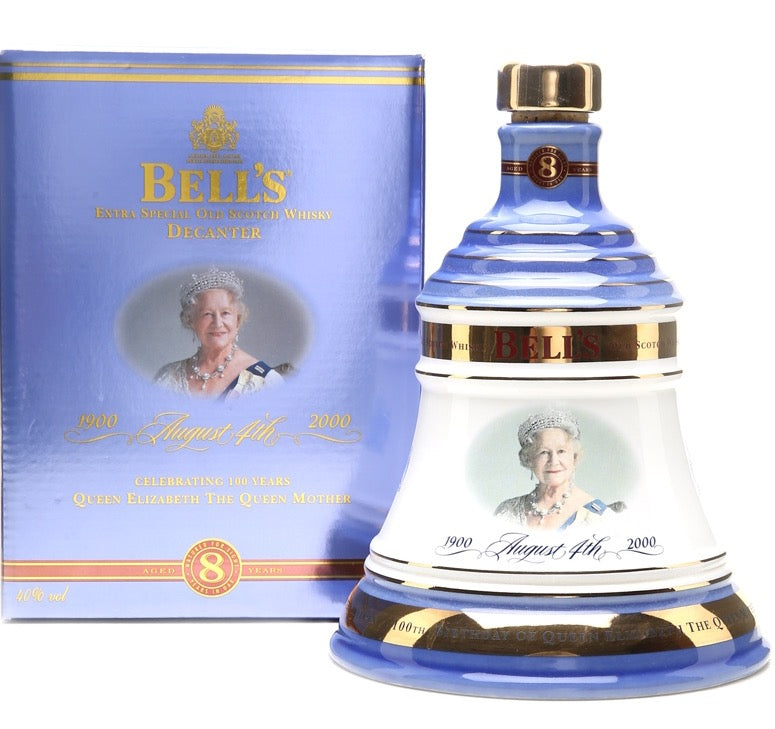Bell’s Decanter - Celebrating 100 Years Queen Elizabeth The Queen Mother 1900 - 2000 Edition 40%