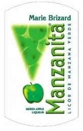 Marie Brizard Manzanita ( Green Apple ) Liqueur Miniature 20%