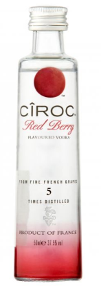 Cîroc Red Berry Flavoured Vodka Miniature 37.5%